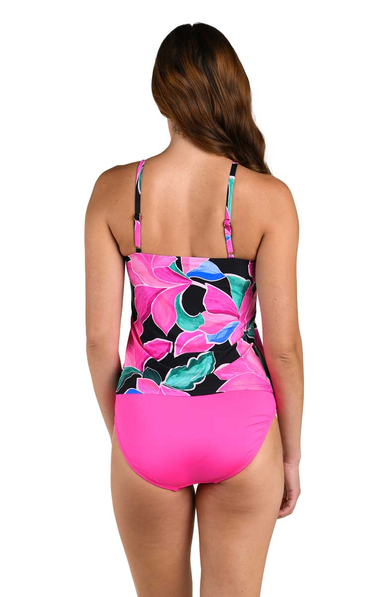 24th & Ocean: Montage Floral High Neck Tankini Top