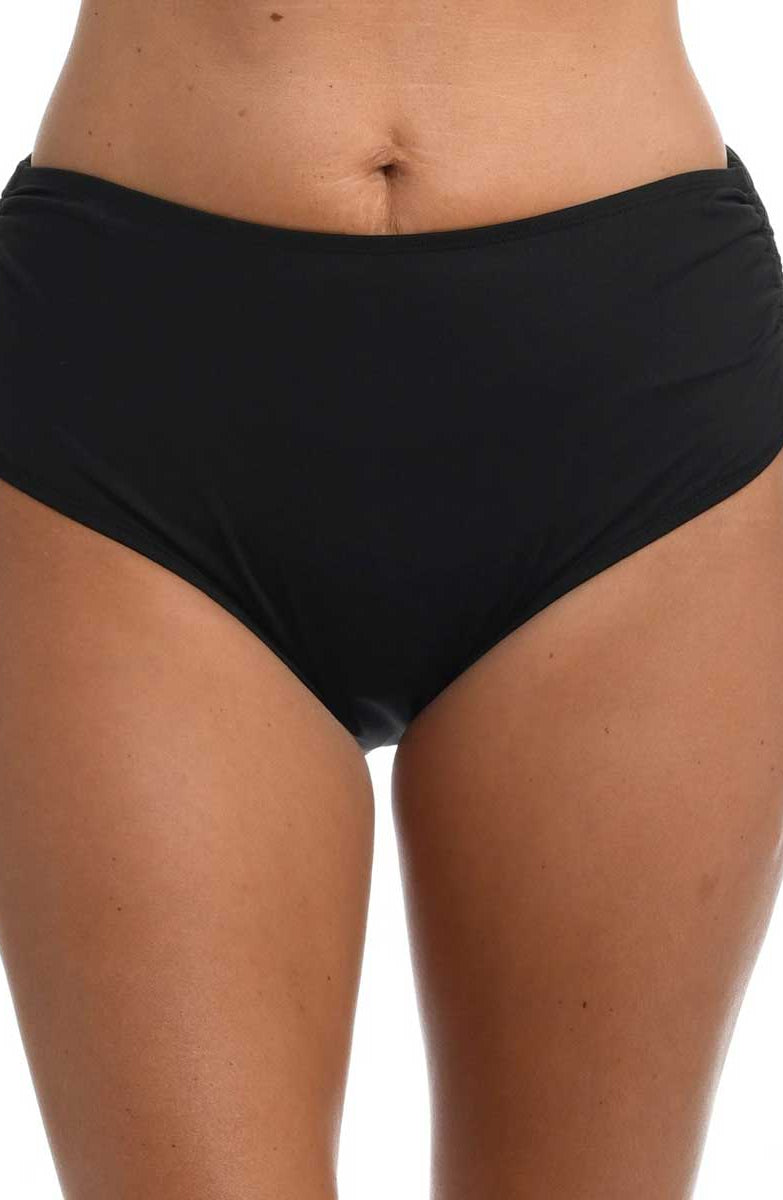24th & Ocean: Plus Size Solids Mid Waist Adjustable Hipster Bottom