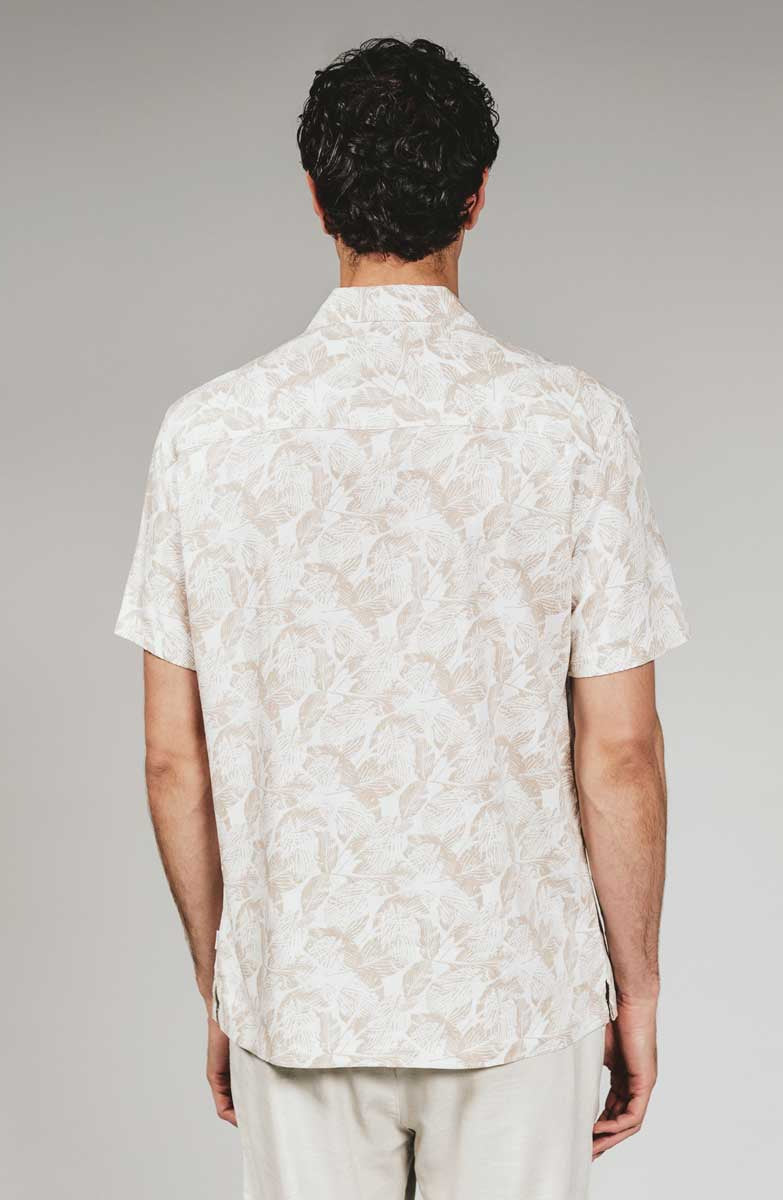 7 Diamonds: Aruba Linen Short Sleeve Camp Shirt