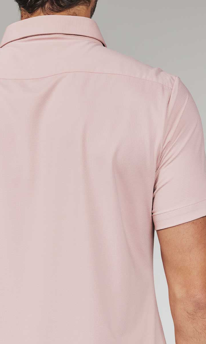 7 Diamonds: Azores Short Sleeve Shirt - DTY ROSE