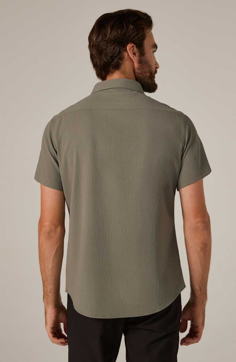 7Diamonds: Barnes Short Sleeve Shirt - OLIVE