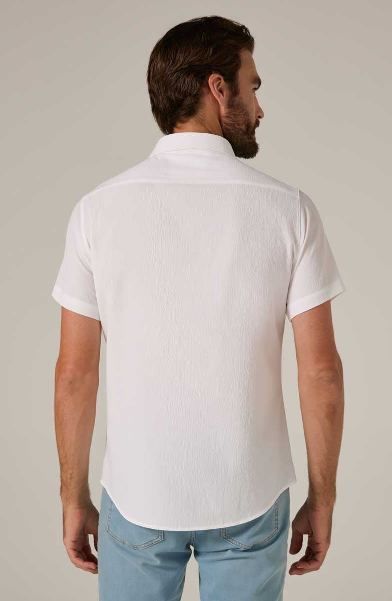 7Diamonds: Barnes Short Sleeve Shirt - WHITE