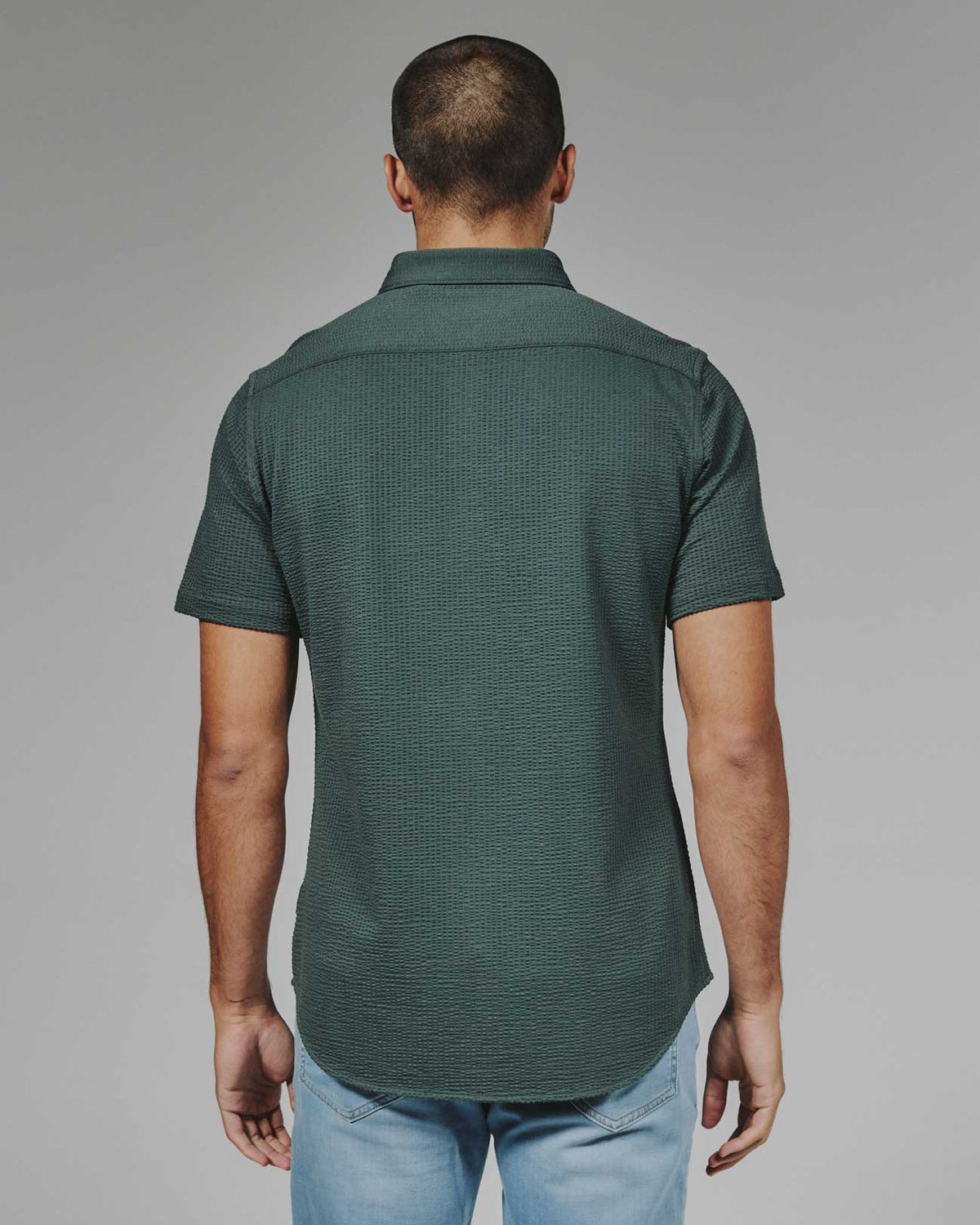 7Diamonds: Bennet Short Sleeve Shirt - BASIL