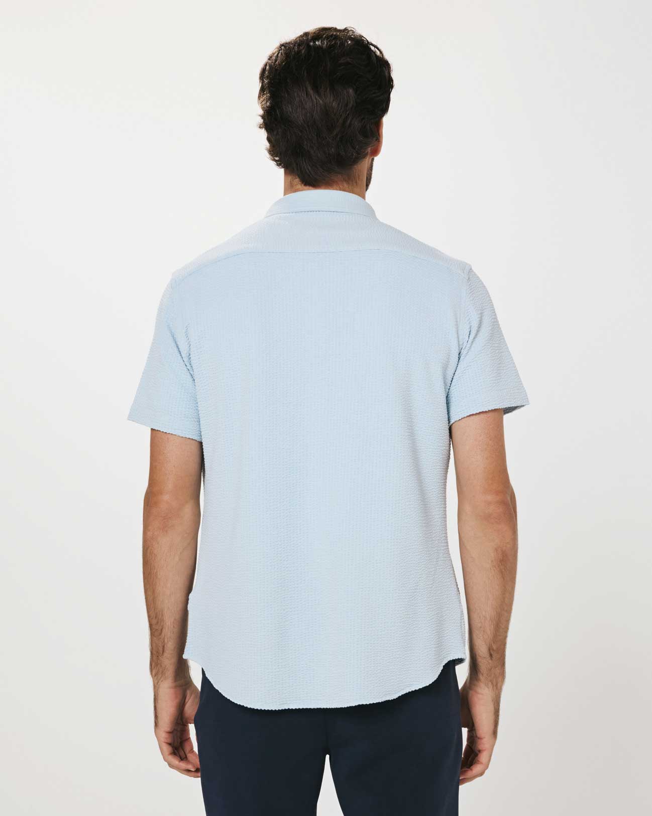 7 Diamonds: Bennet Short Sleeve Shirt - ISLNDBLU