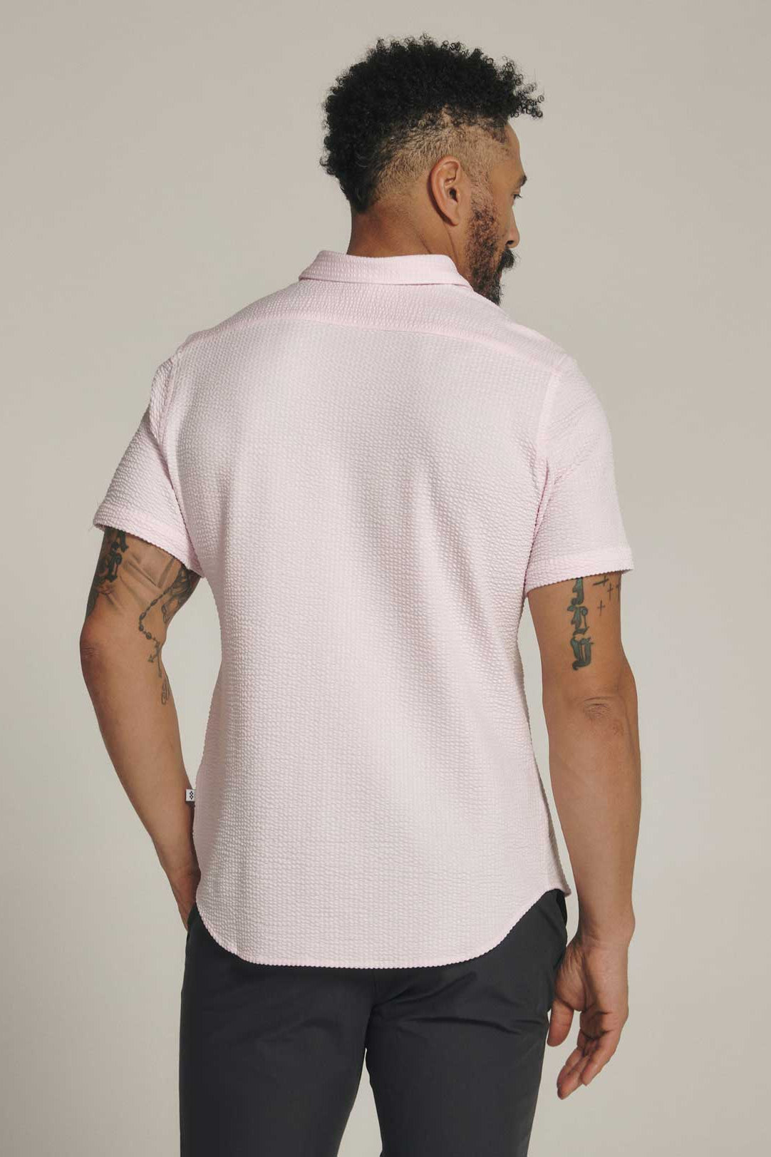 7Diamonds: Bennet Short Sleeve Shirt - PINK