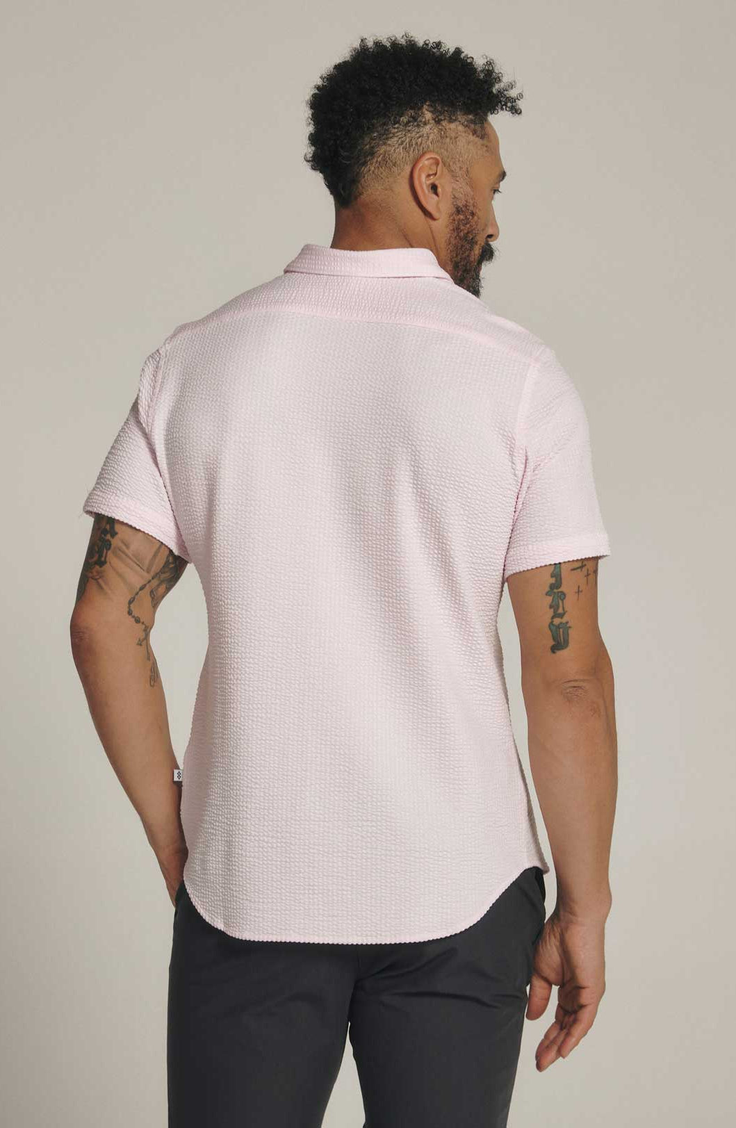 7Diamonds: Bennet Short Sleeve Shirt - PINK