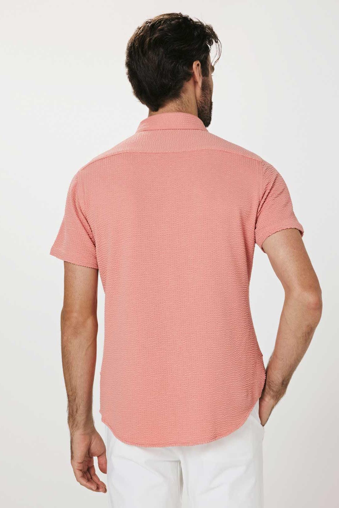 7Diamonds: Bennet Short Sleeve Shirt - POPPY