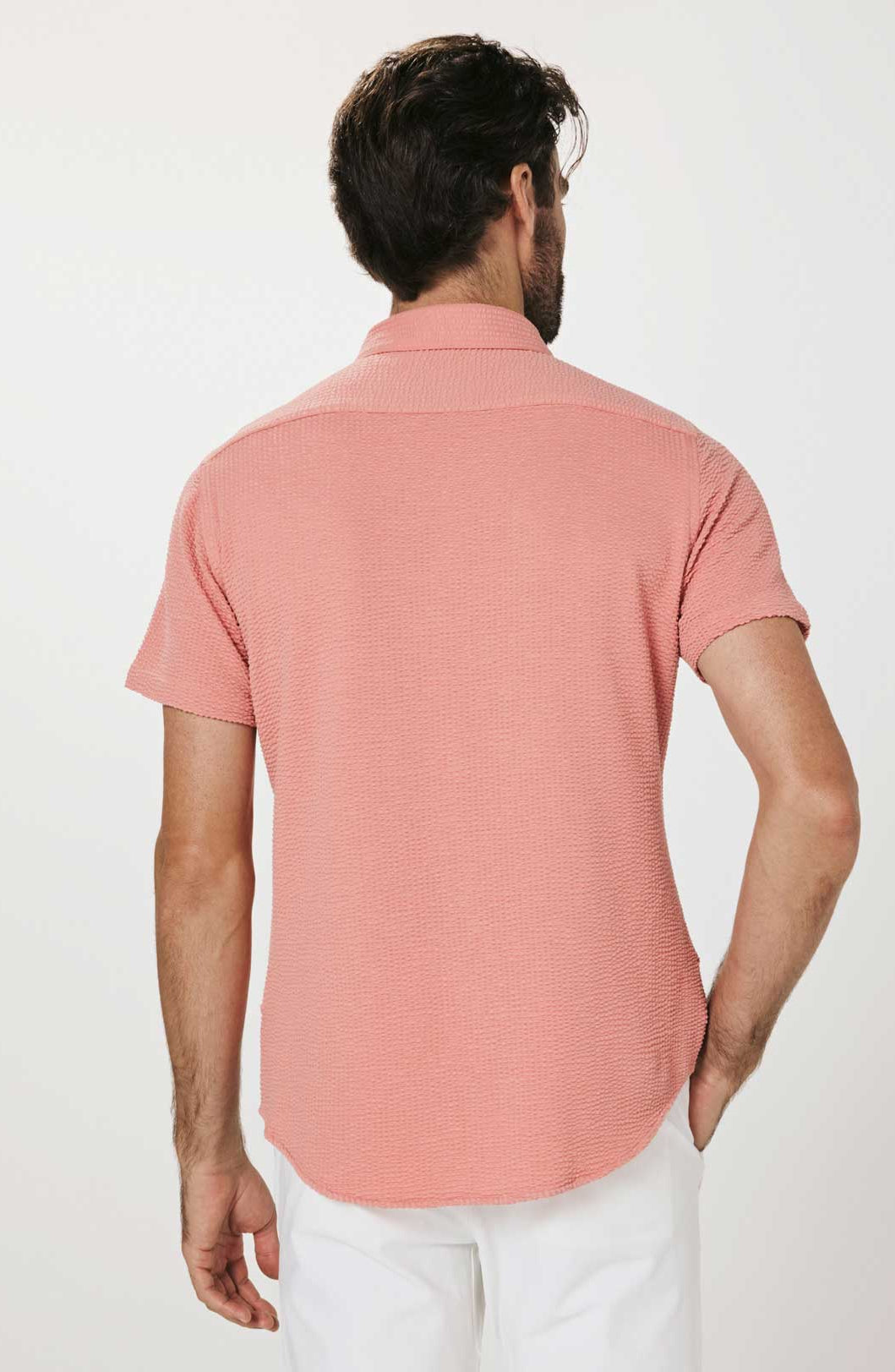 7Diamonds: Bennet Short Sleeve Shirt - POPPY