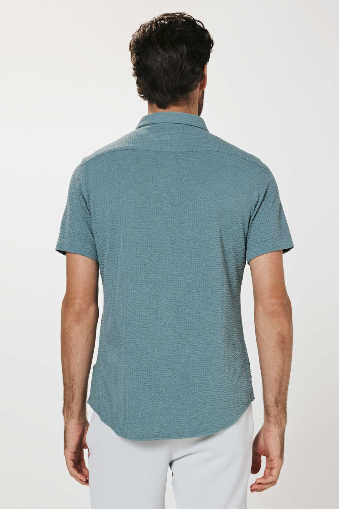 7Diamonds: Bennet Short Sleeve Shirt - STN BLUE