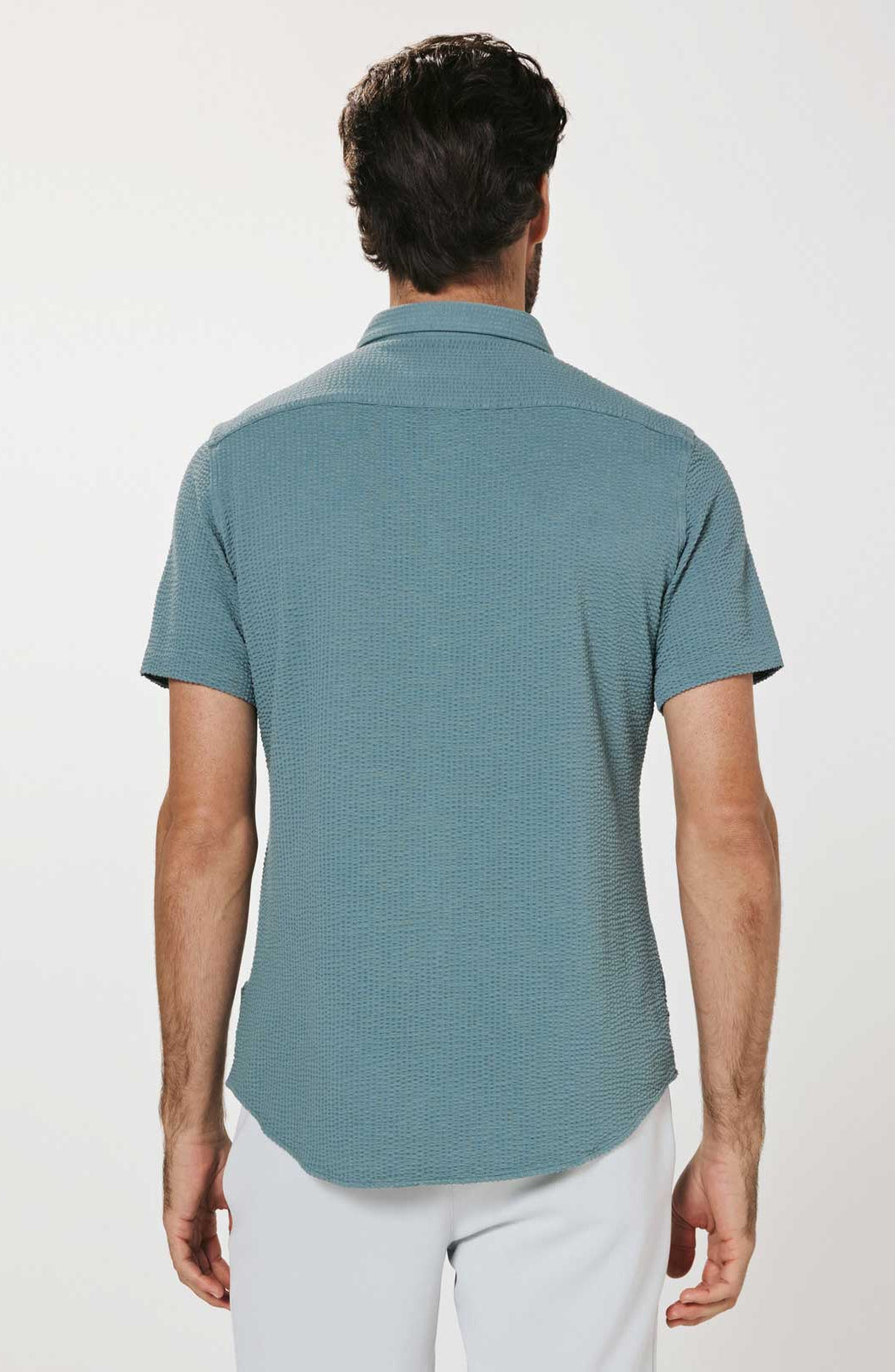 7Diamonds: Bennet Short Sleeve Shirt - STN BLUE