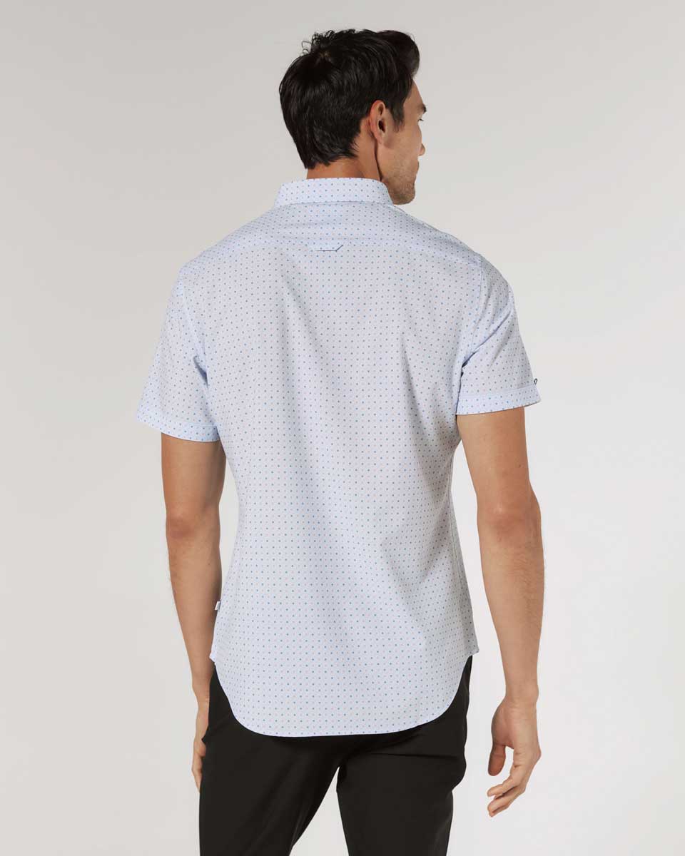 7 Diamonds: Colson Short Sleeve Shirt - LT.BLUE