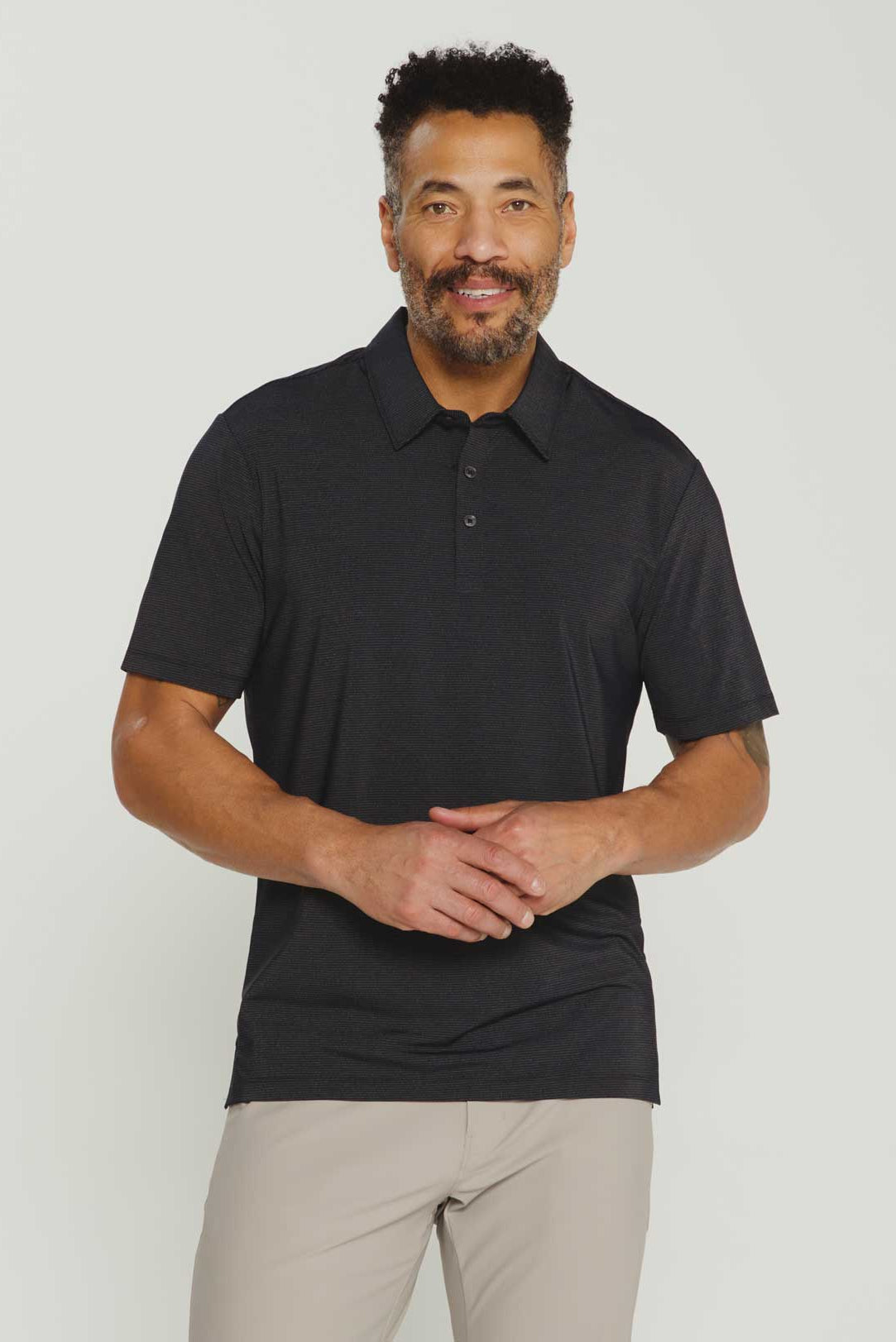 7Diamonds: Dawn Patrol Polo Shirt - CHARCOAL