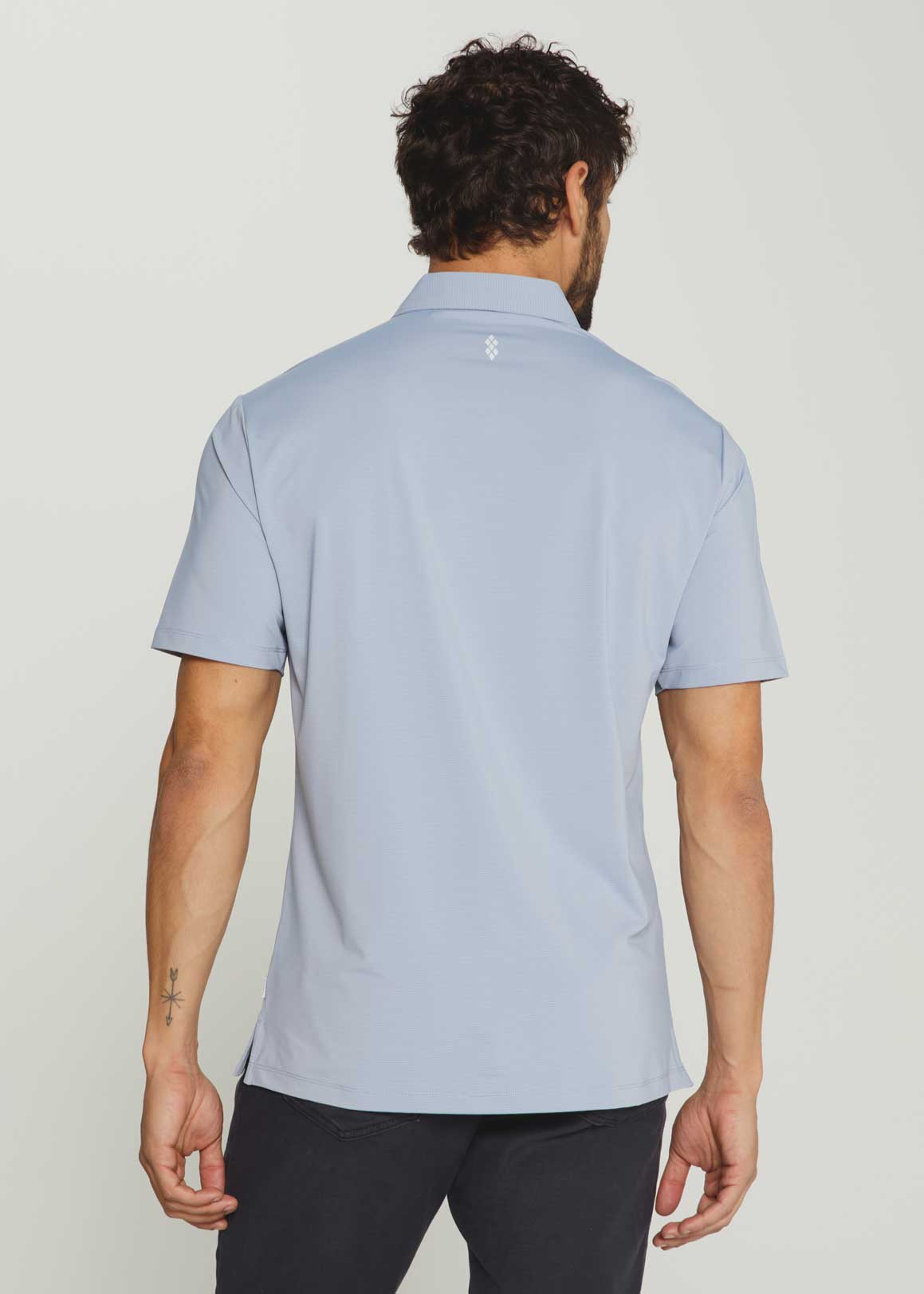 7Diamonds: Dawn Patrol Polo Shirt - DUSTYBLU