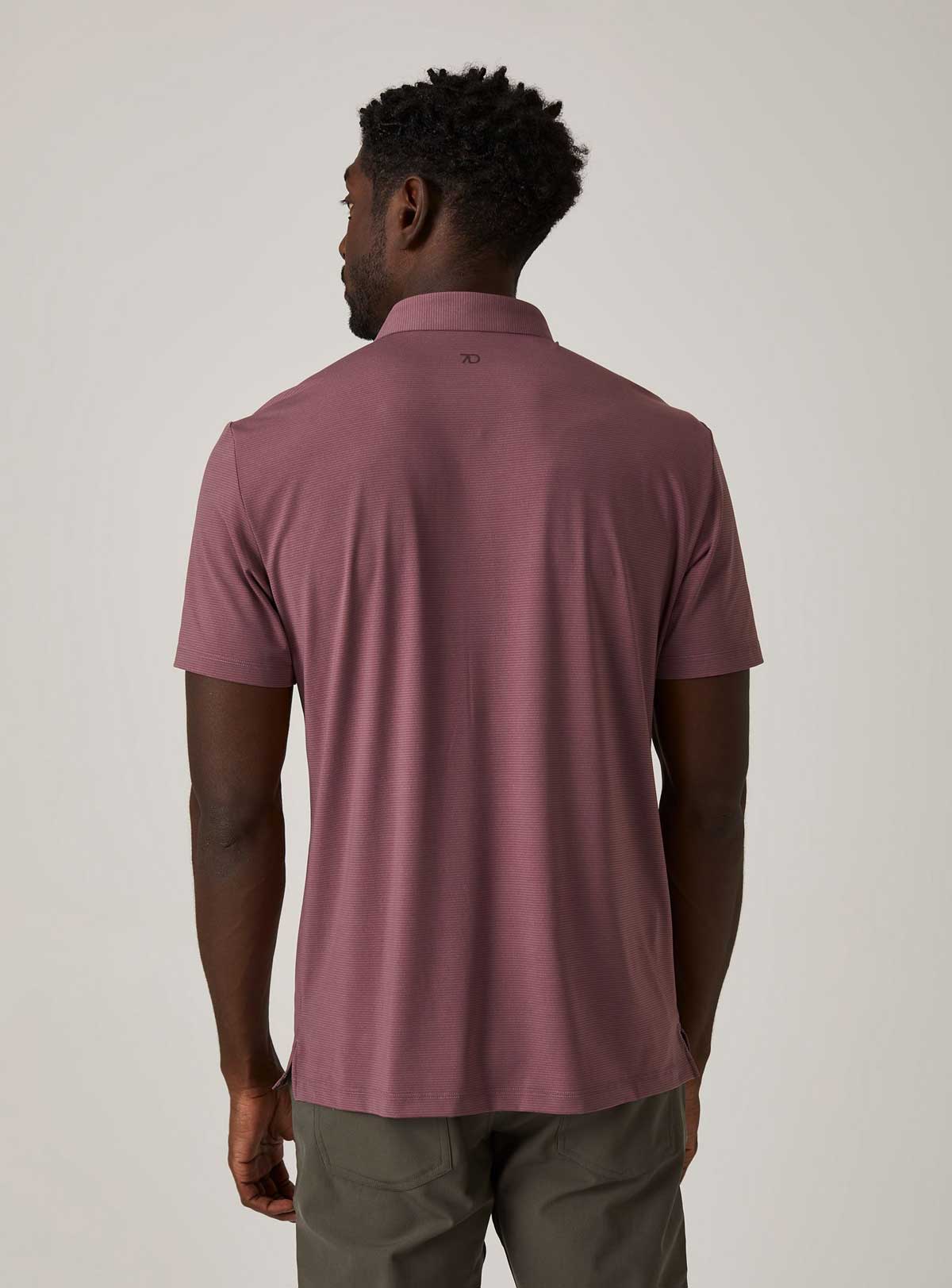 7Diamonds: Dawn Patrol Polo Shirt - STN ROSE