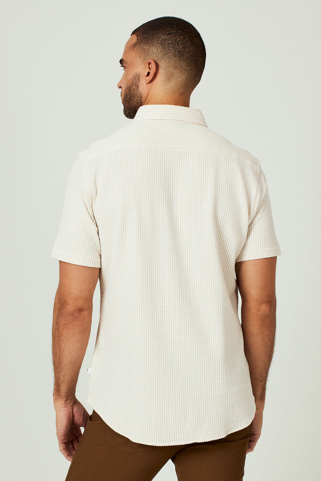 7Diamonds: Keaton Short Sleeve Shirt - DESERT