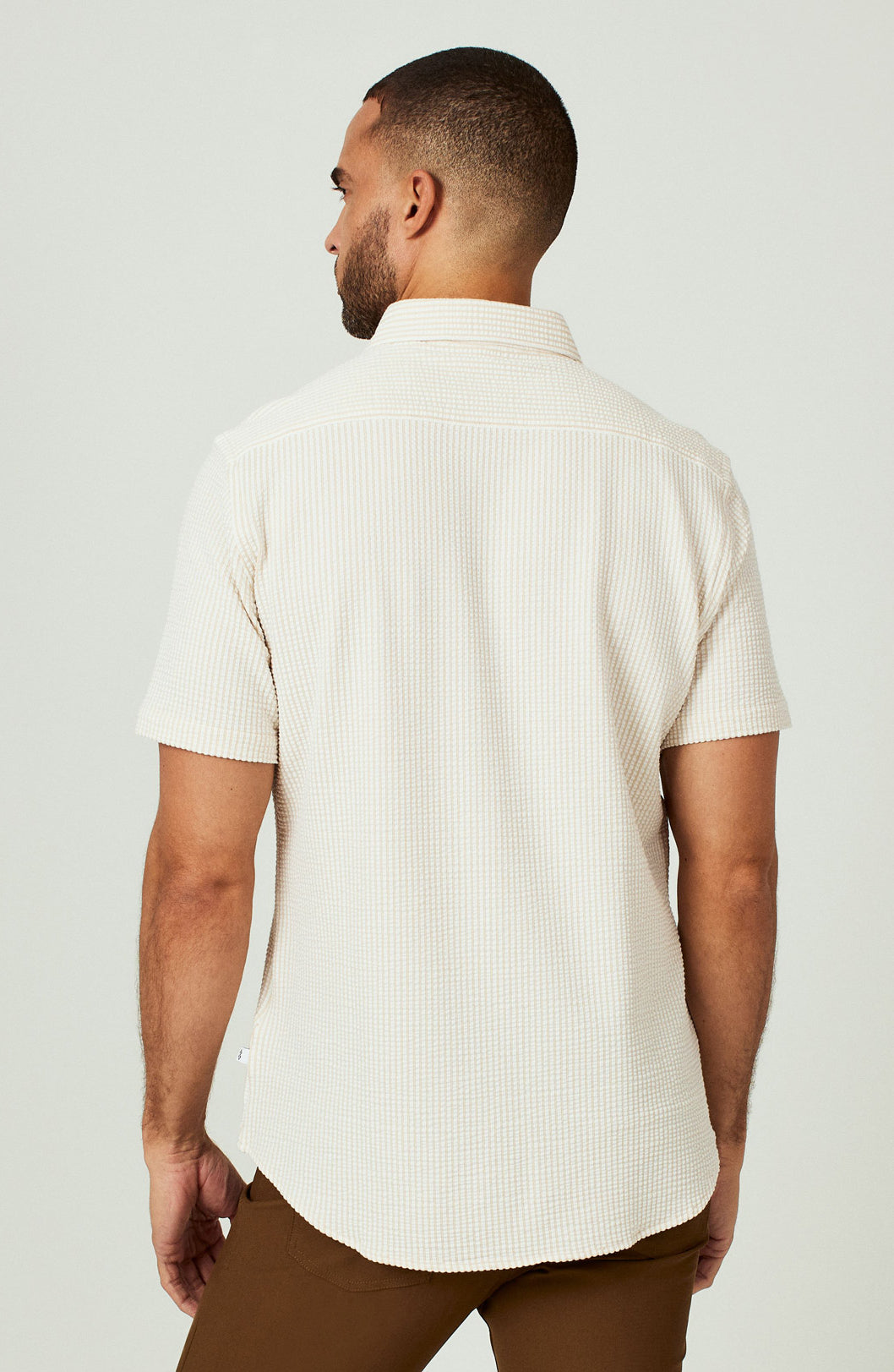 7Diamonds: Keaton Short Sleeve Shirt - DESERT