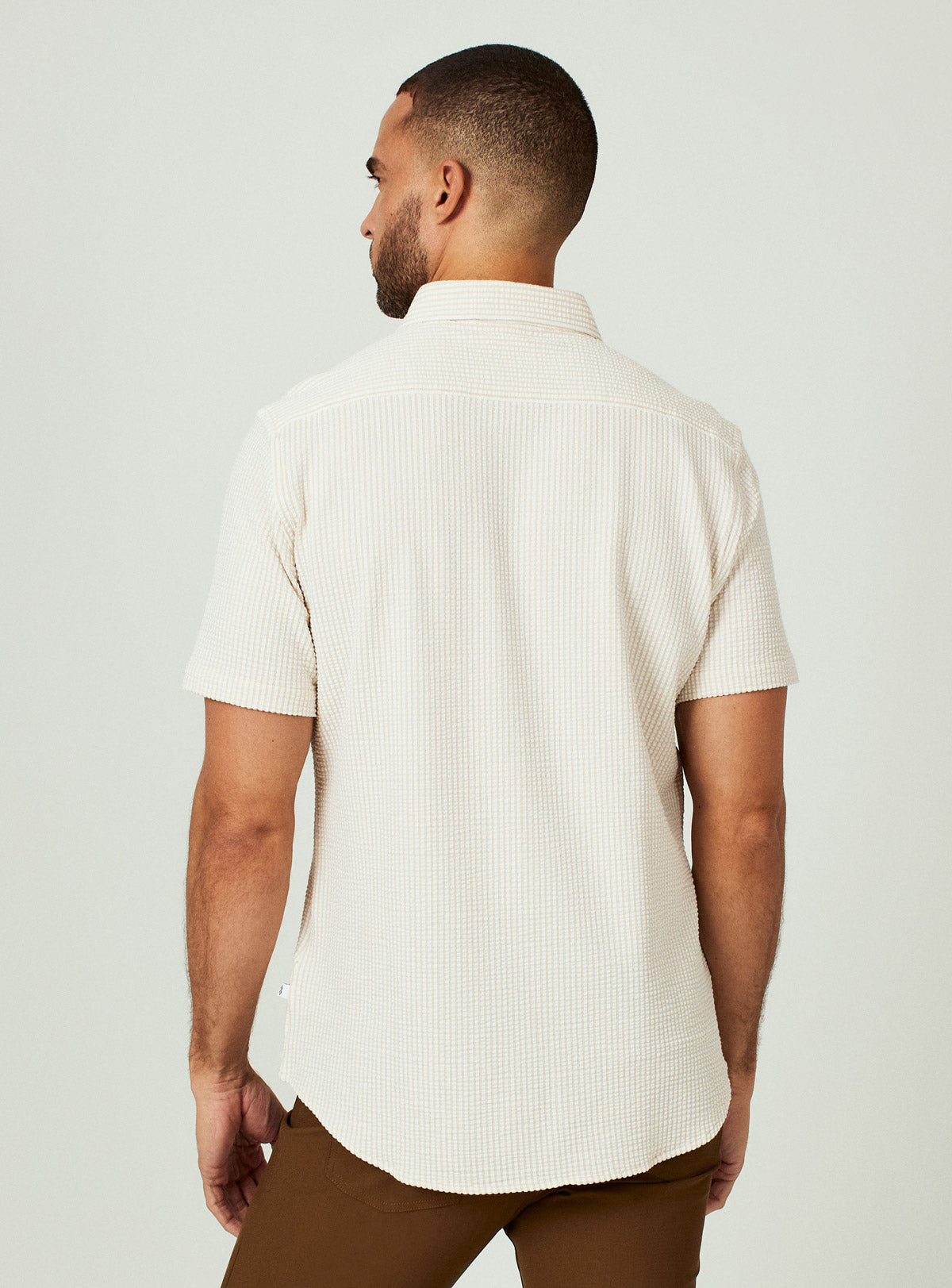 7Diamonds: Keaton Short Sleeve Shirt - DESERT