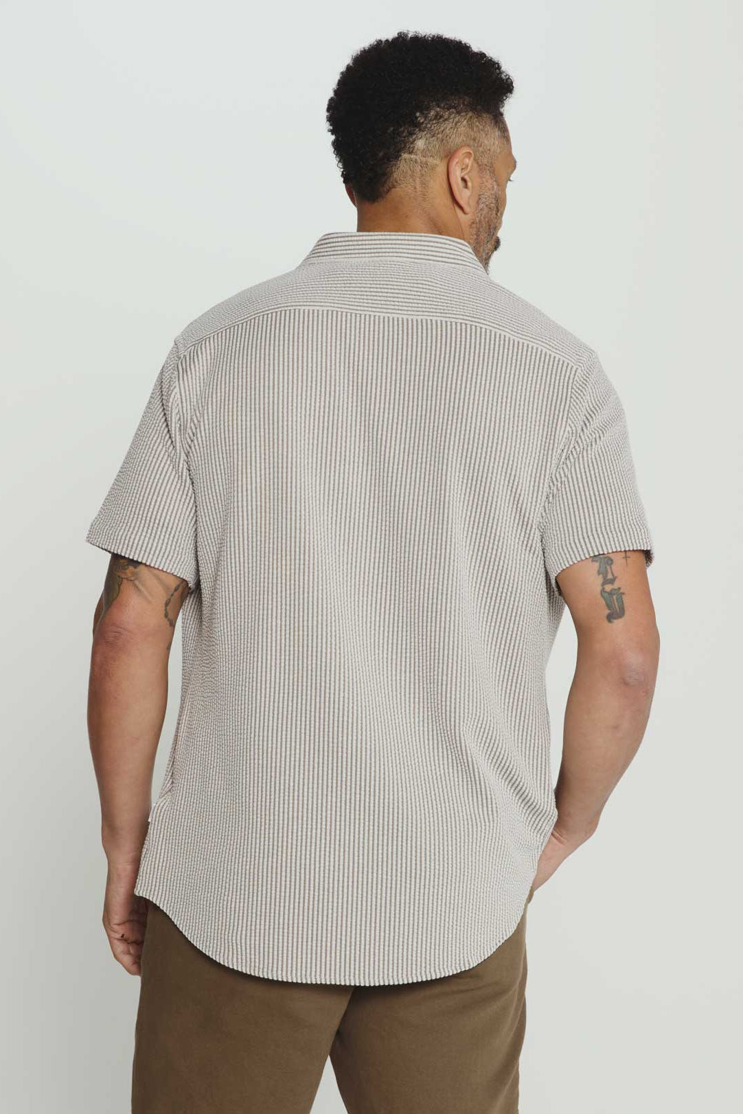 7Diamonds: Keaton Short Sleeve Shirt - STEELGRY