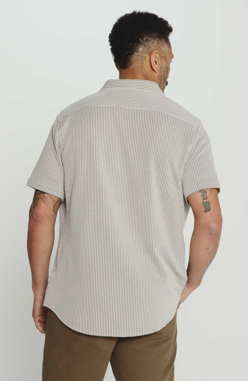 7Diamonds: Keaton Short Sleeve Shirt - STEELGRY