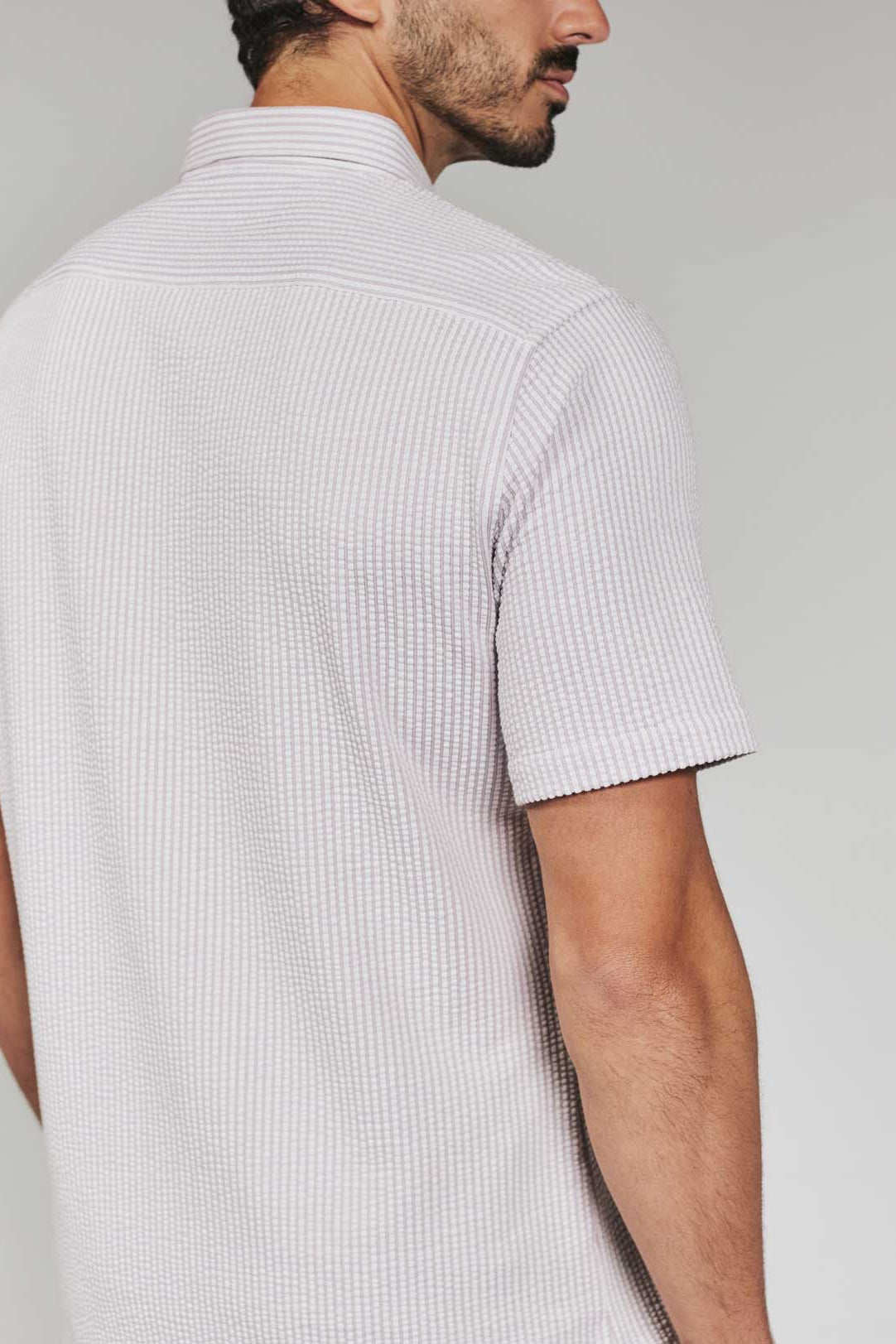 7Diamonds: Keaton Short Sleeve Shirt - STN ROSE