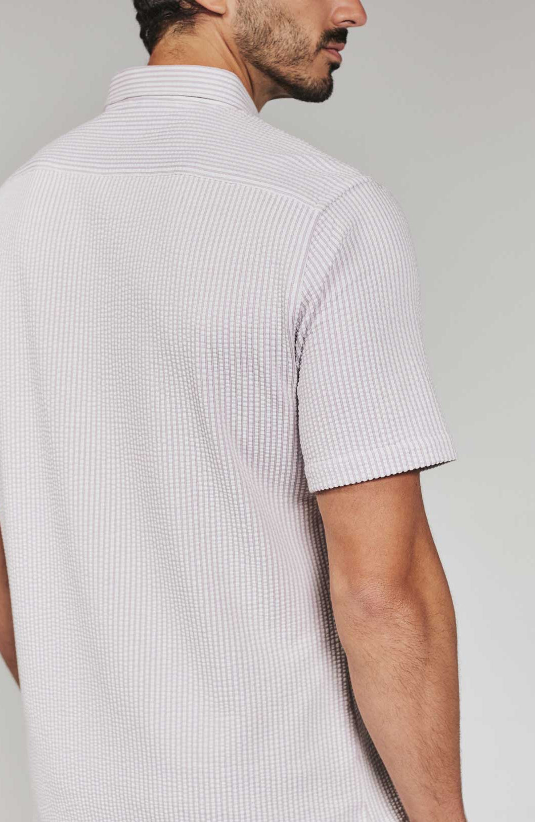 7Diamonds: Keaton Short Sleeve Shirt - STN ROSE