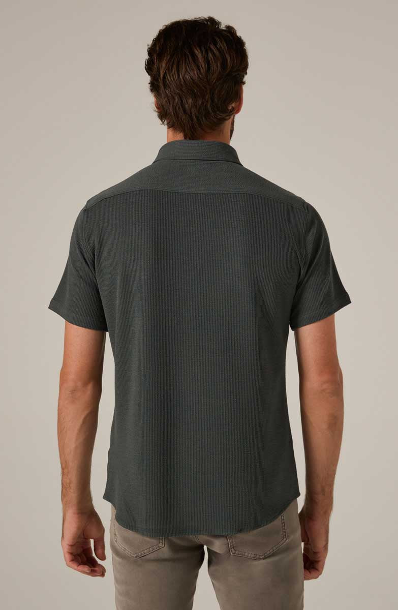 7Diamonds: Levine Short Sleeve Shirt - BASIL