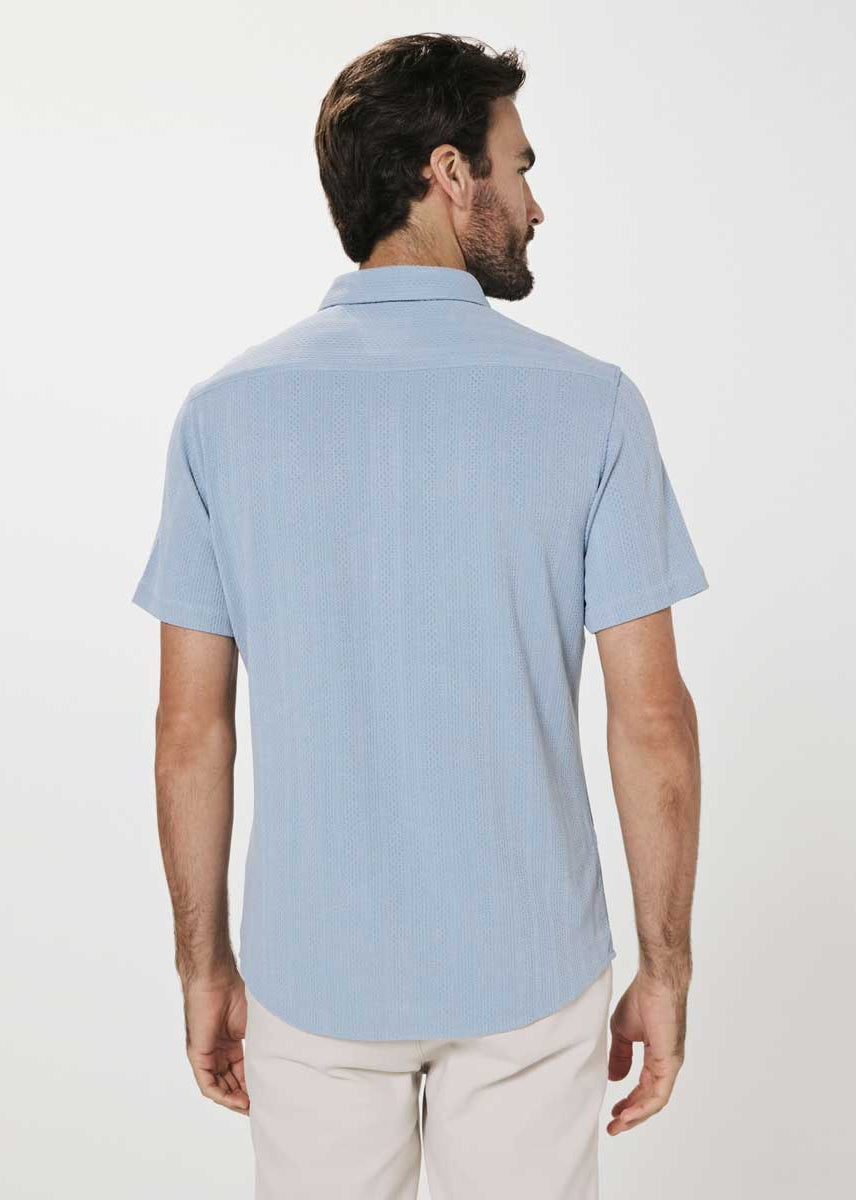 7Diamonds: Napoli Short Sleeve Shirt - DSTYBLUE