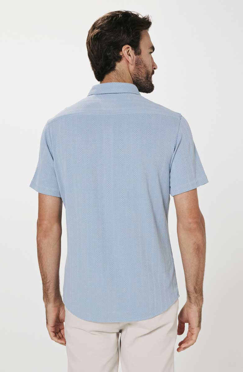 7Diamonds: Napoli Short Sleeve Shirt - DSTYBLUE