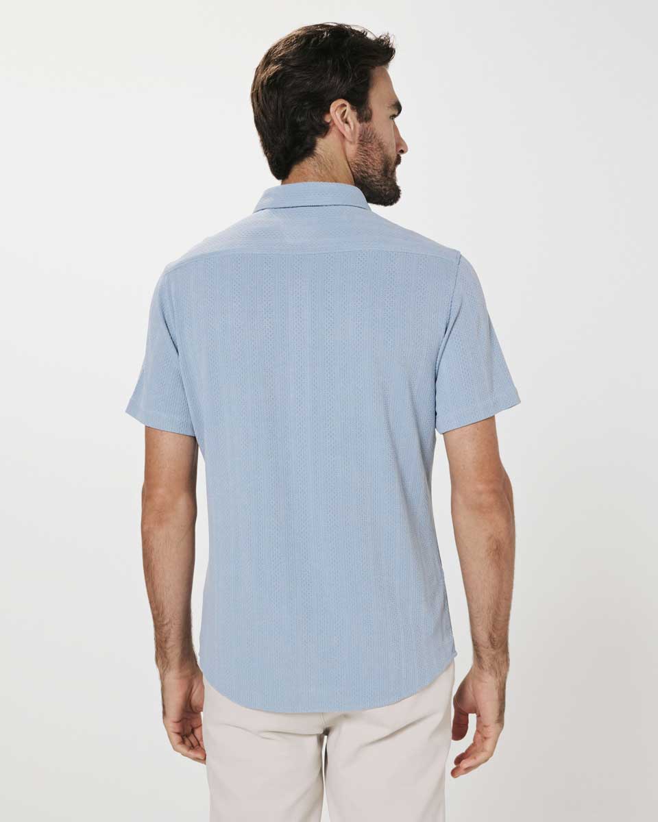 7Diamonds: Napoli Short Sleeve Shirt - DSTYBLUE