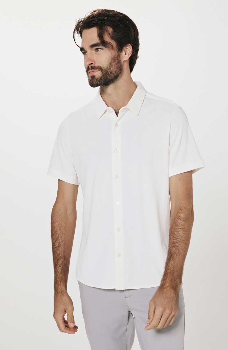 7 Diamonds: Napoli Short Sleeve Shirt - NATURAL