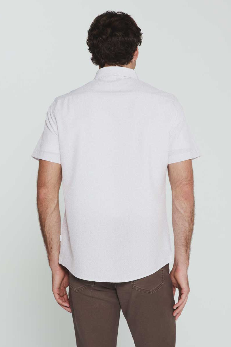 7Diamonds: Olivier Short Sleeve Shirt - ROSE