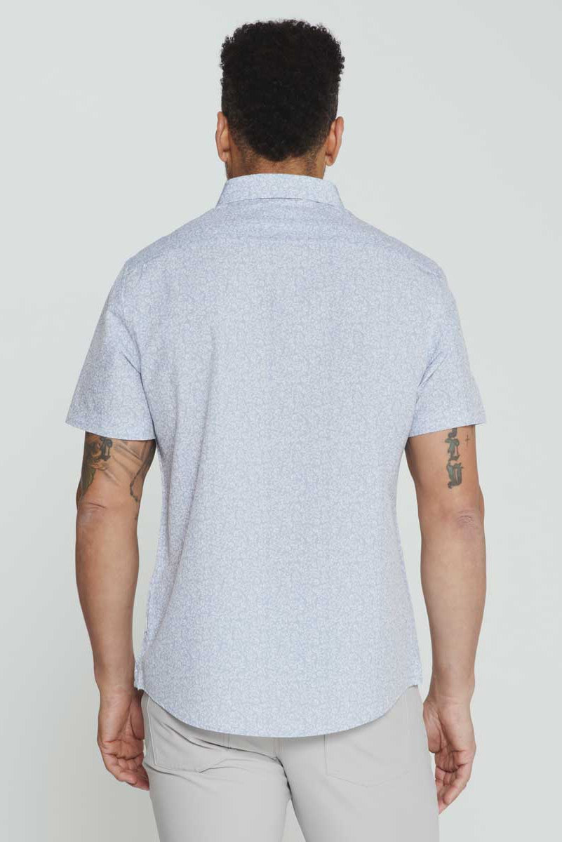 7Diamonds: Olivier Short Sleeve Shirt - STN BLU