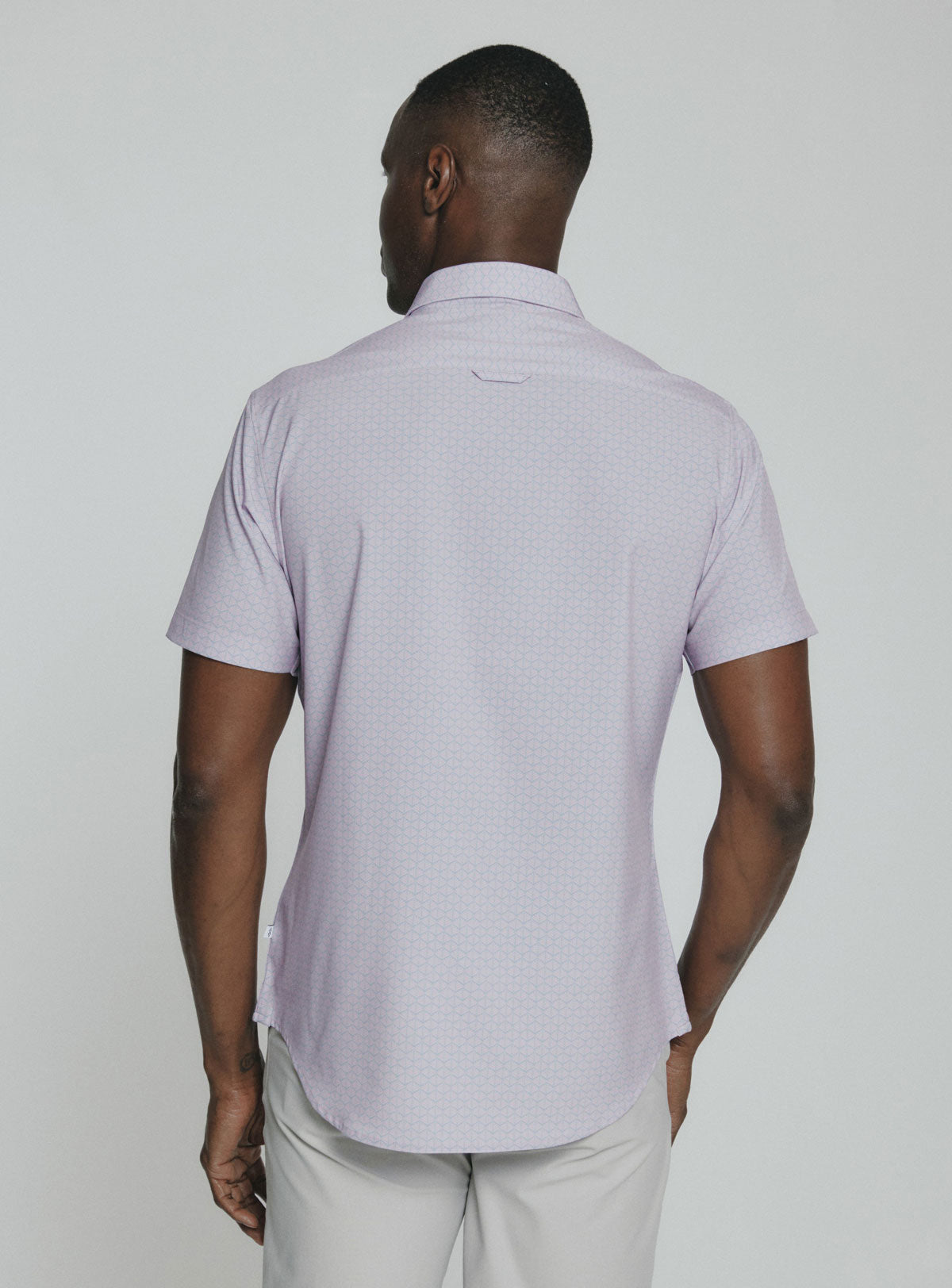 7 Diamonds: Palm Short Sleeve Shirt - STN ROSE
