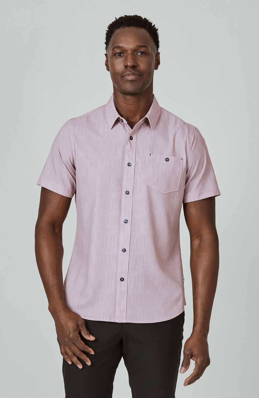 7 Diamonds: Pisco Short Sleeve Shirt - DSTYROSE