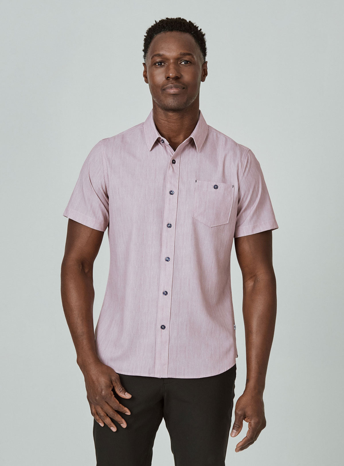 7 Diamonds: Pisco Short Sleeve Shirt - DSTYROSE