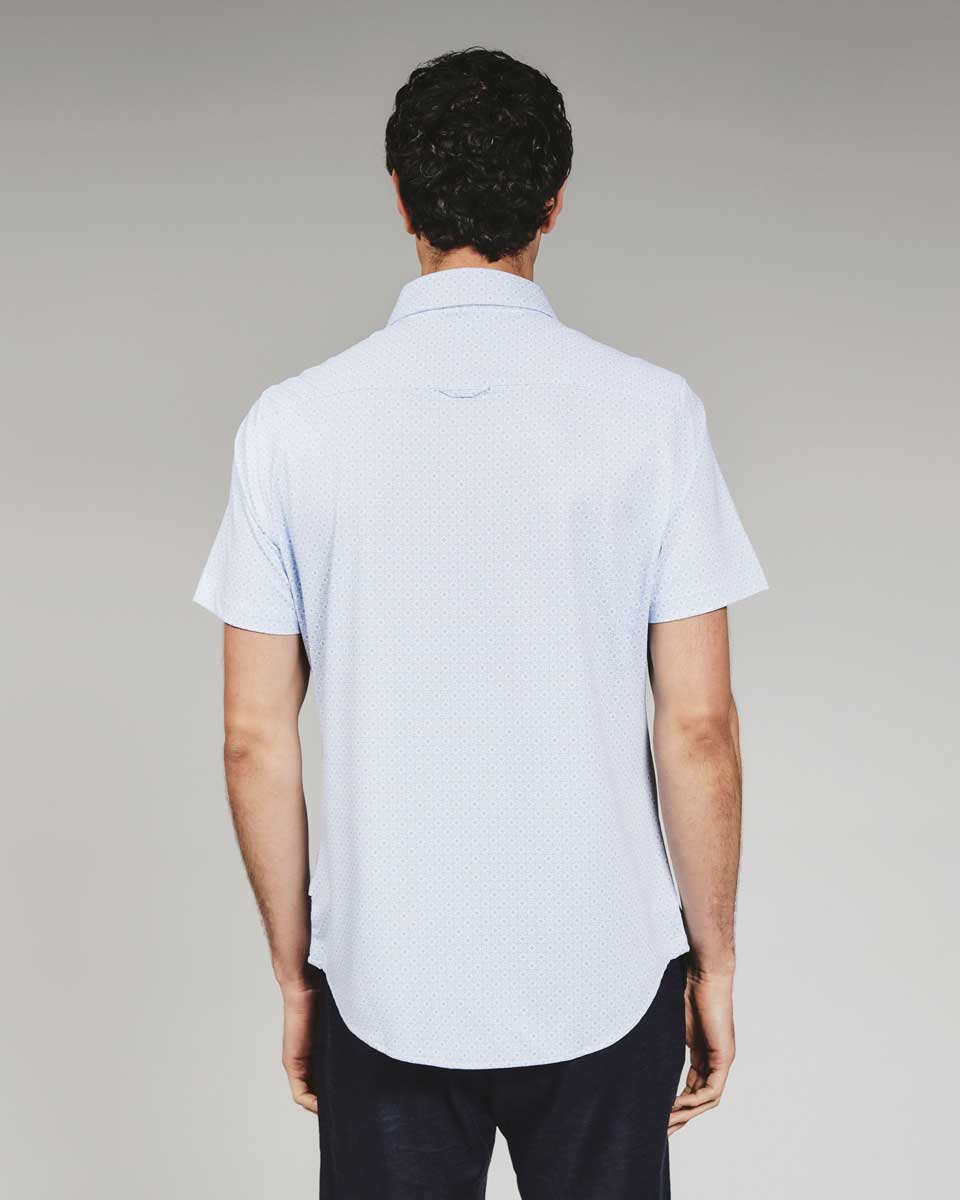 7 Diamonds: Pryce Short Sleeve Shirt - LT.BLUE