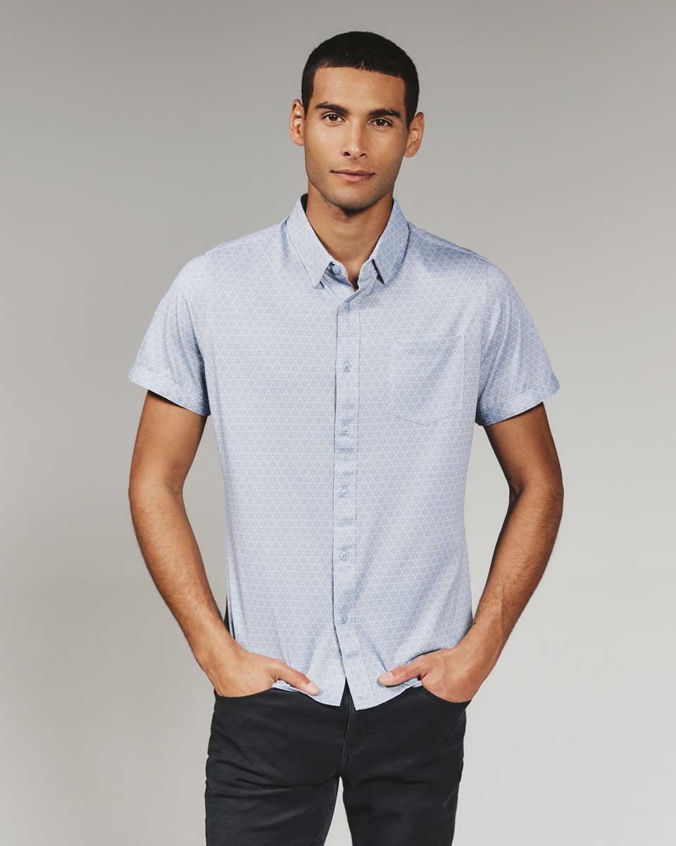 7 Diamonds: Radley Short Sleeve Shirt - SLATE