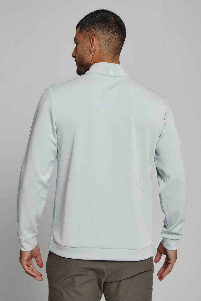 7Diamonds: Rev Quarter-Zip Pullover - PLATINUM