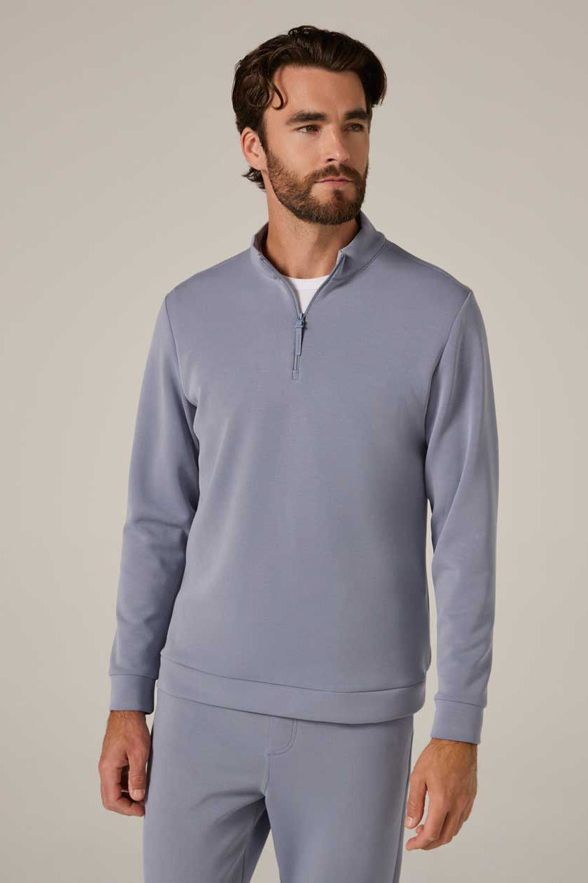 7Diamonds: Rev Quarter-Zip Pullover - THNDRCLD