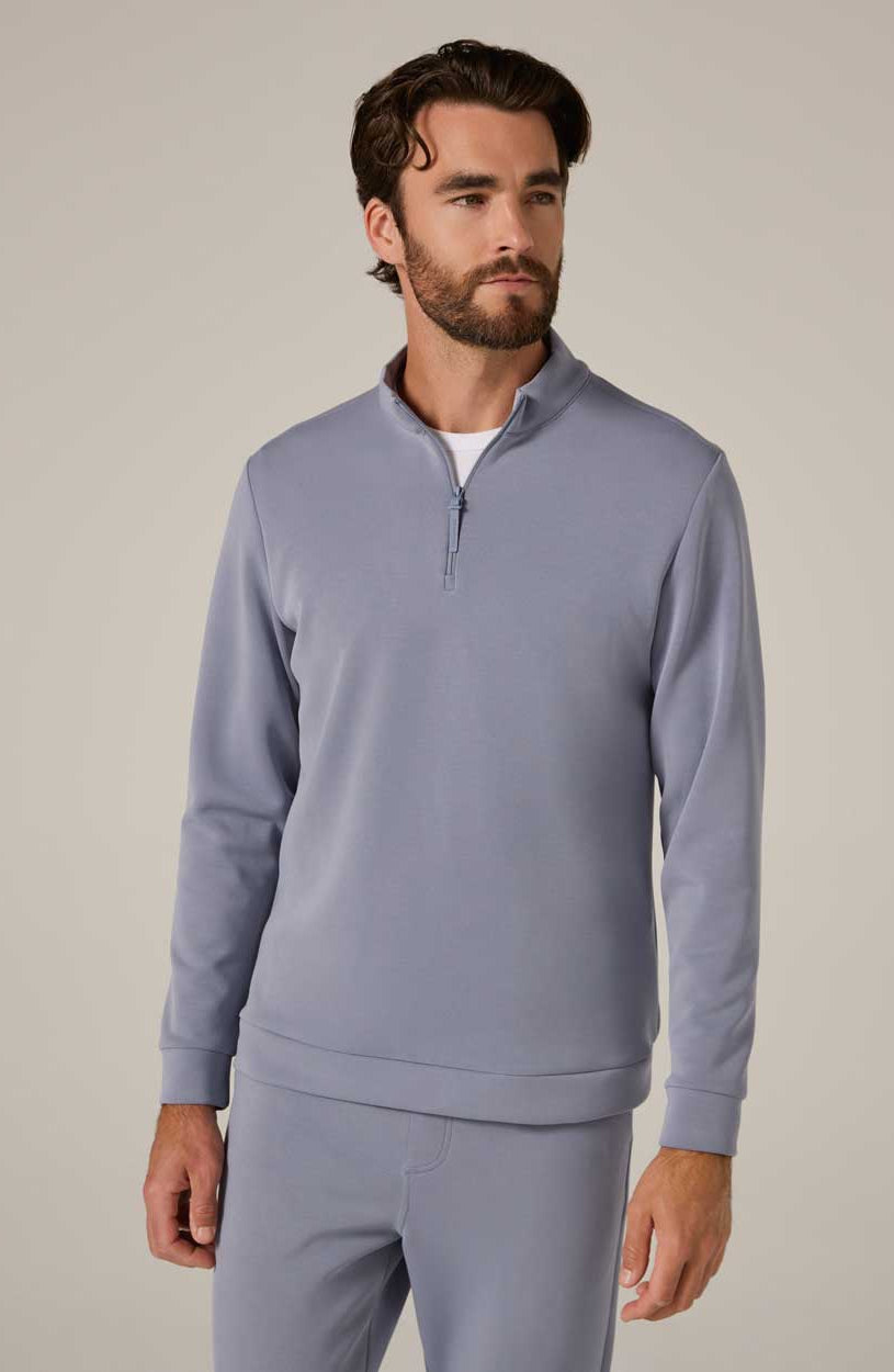 7Diamonds: Rev Quarter-Zip Pullover - THNDRCLD