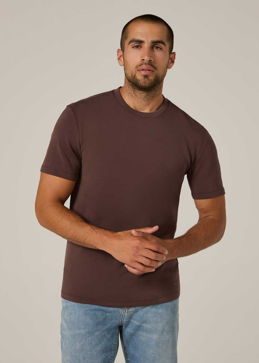 7Diamonds: Rev Short Sleeve Tee - BORDEAUX