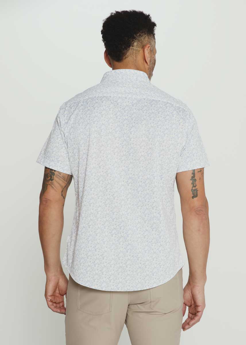 7Diamonds: The Wes Short Sleeve Shirt - BLUE