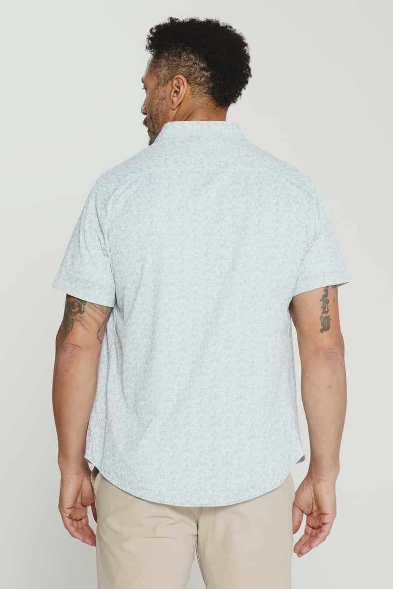 7Diamonds: The Wes Short Sleeve Shirt - GREEN