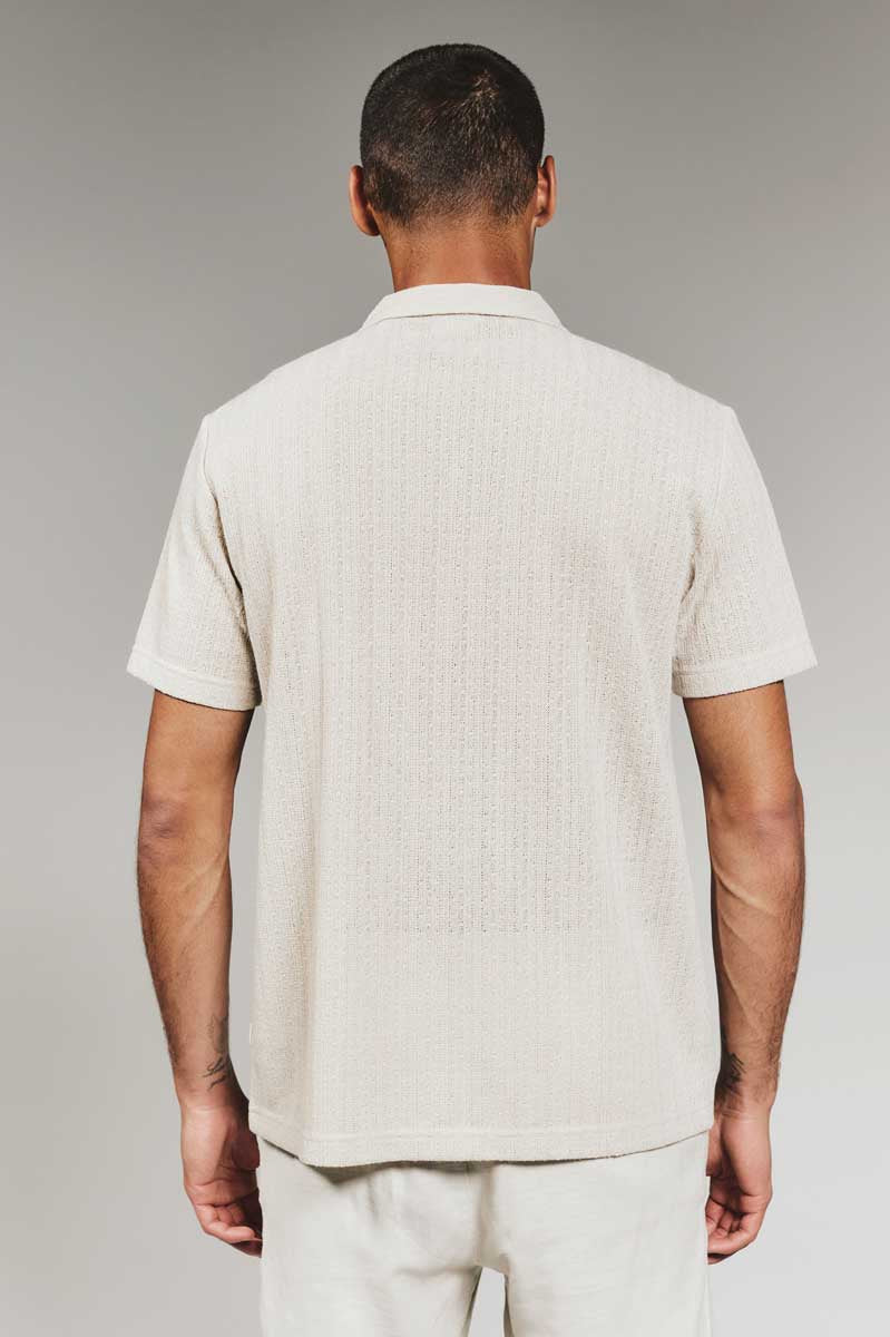 7Diamonds: Thierry Camp Shirt - LT.TAUPE