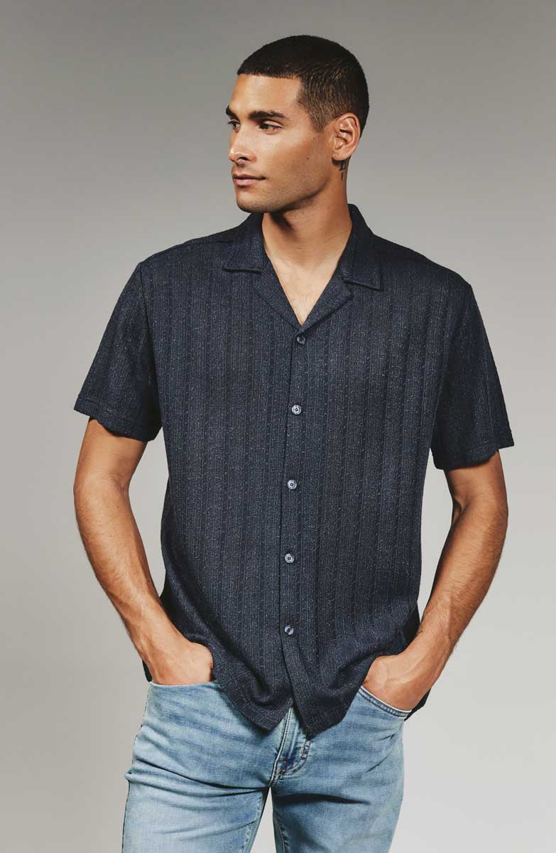 7Diamonds: Thierry Camp Shirt - NAVY