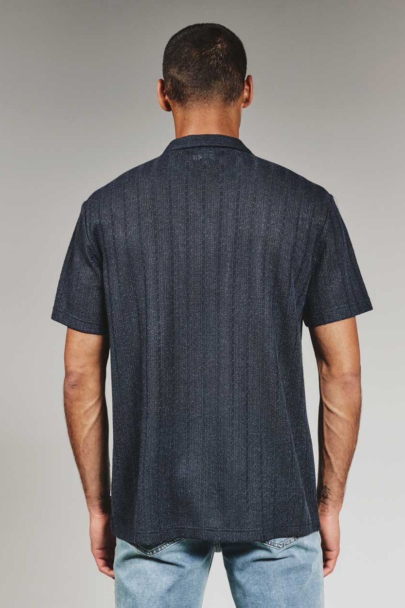7Diamonds: Thierry Camp Shirt - NAVY
