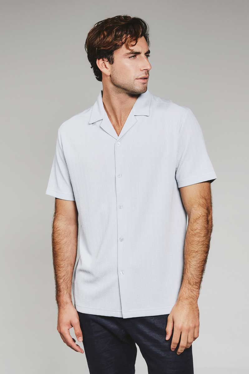 7Diamonds: Vaughn Camp Shirt - LT.BLUE