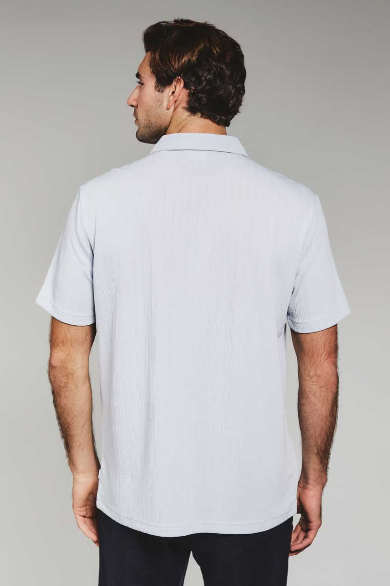 7Diamonds: Vaughn Camp Shirt - LT.BLUE