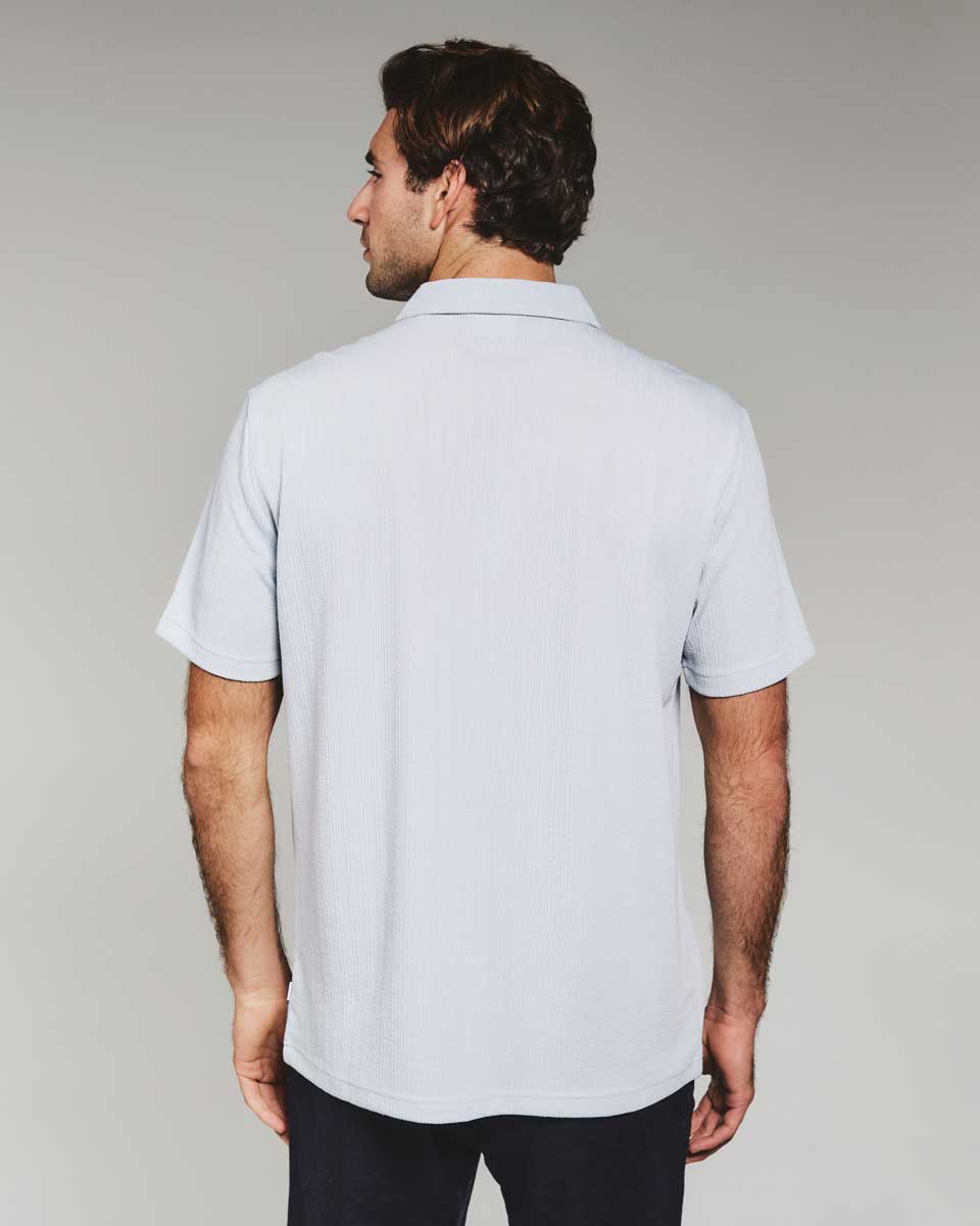 7 Diamonds: Vaughn Camp Shirt - LT.BLUE