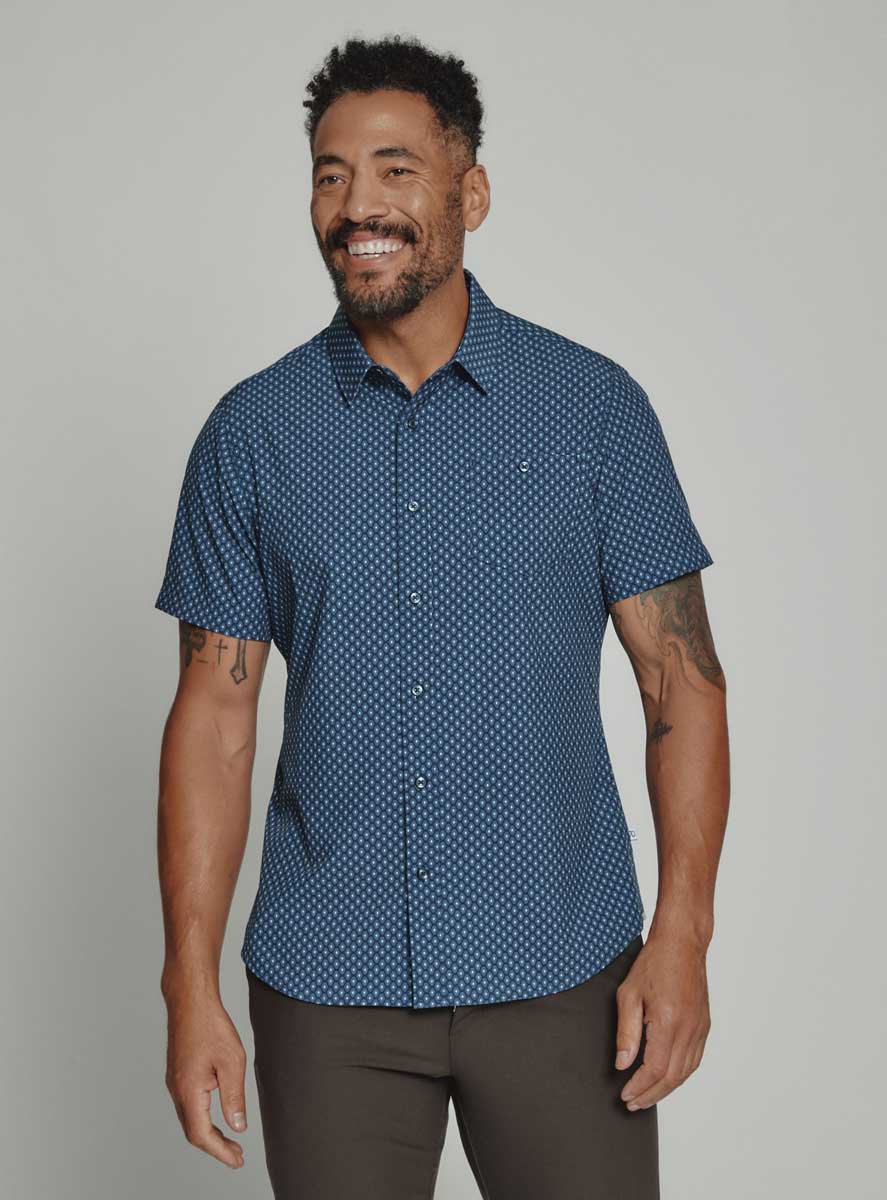 7 Diamonds: Weston Short Sleeve Shirt